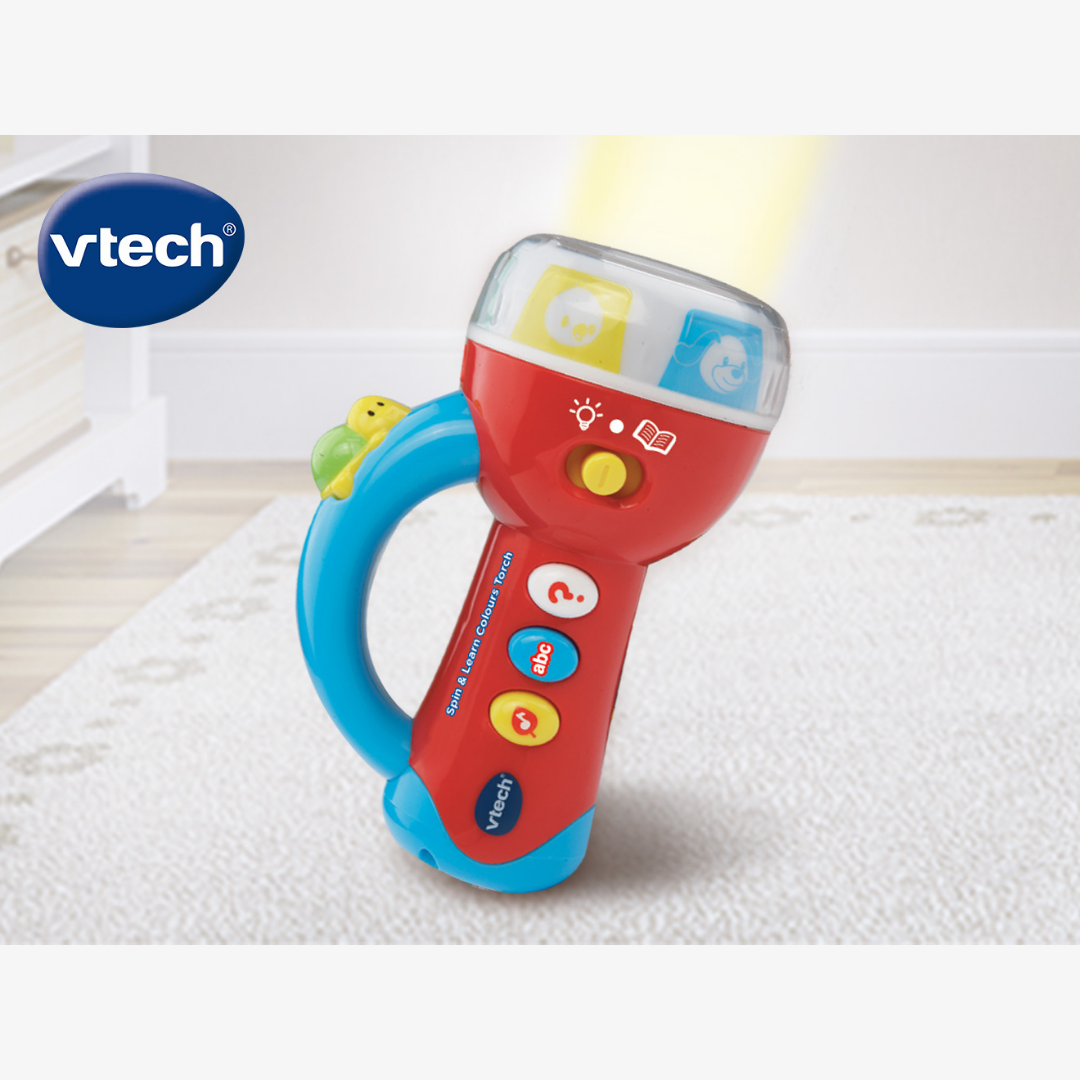 Spin and shop learn colours torch