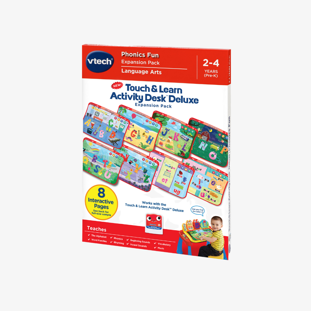 Touch & Learn Activity Desk™ Deluxe Phonics Fun – VTech Electronics (HK ...