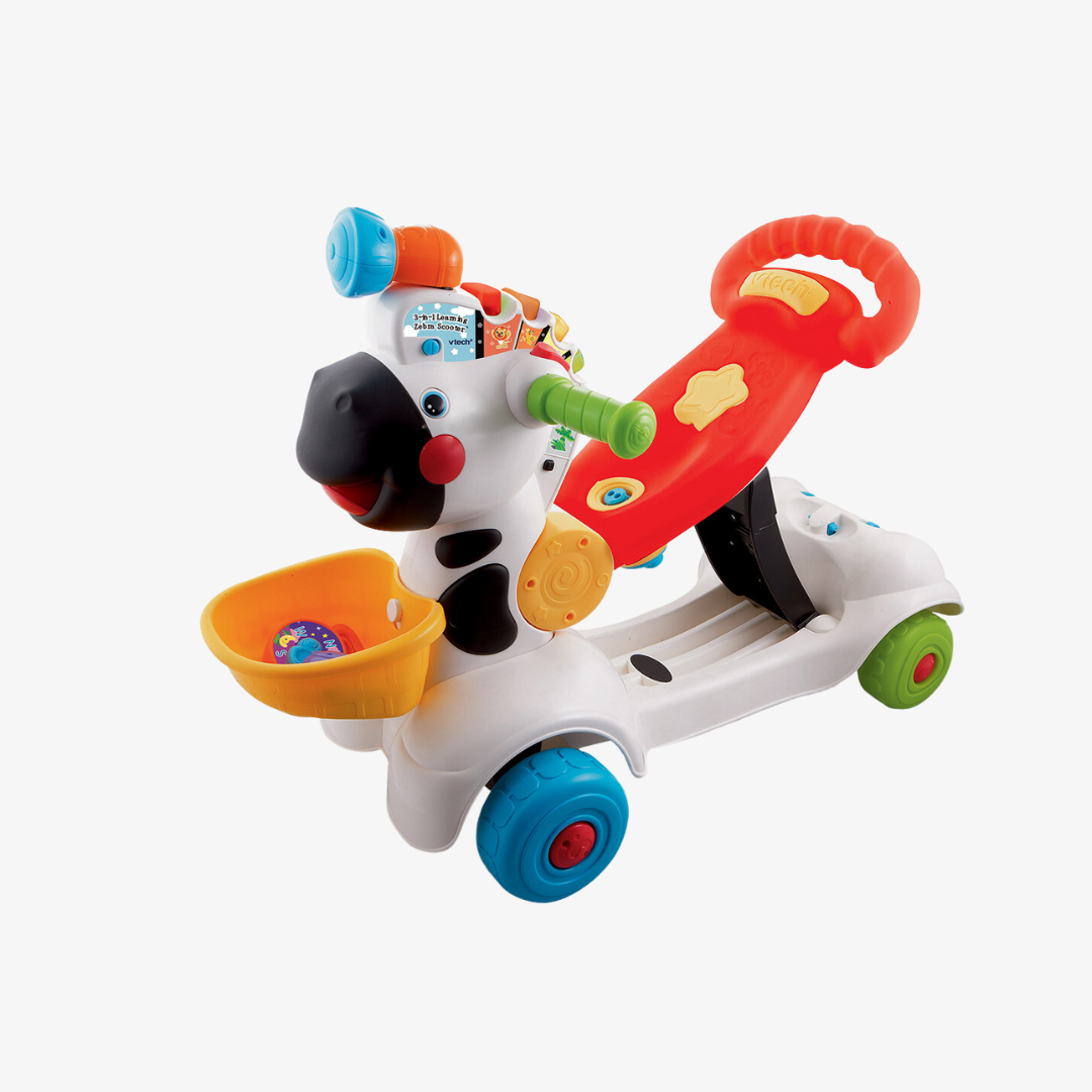 3 in 1 shop learning zebra scooter