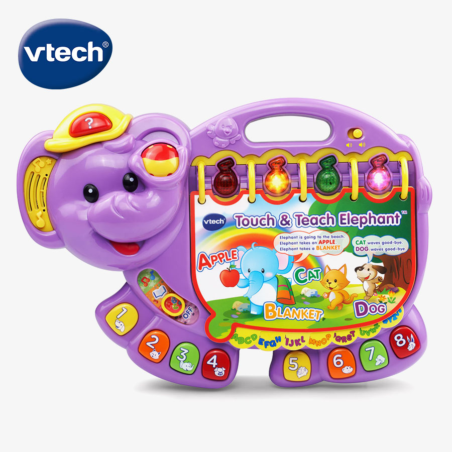 Vtech Desktop Computer Puple Touch & Teach Elephant™- Purple – VTech Electronics (HK) Limited