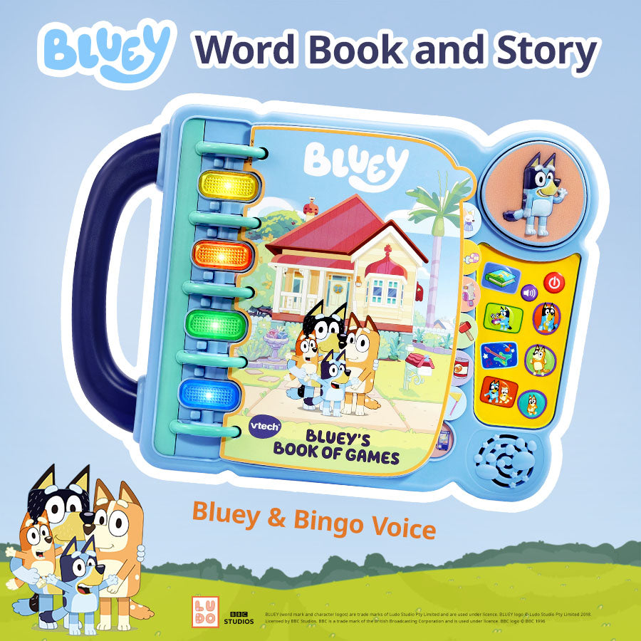 New) Bluey - Bluey's Book of Games – VTech Electronics (HK) Limited