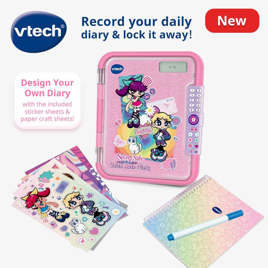 New) Secret Safe Voice Note Diary™ – VTech Electronics (HK) Limited