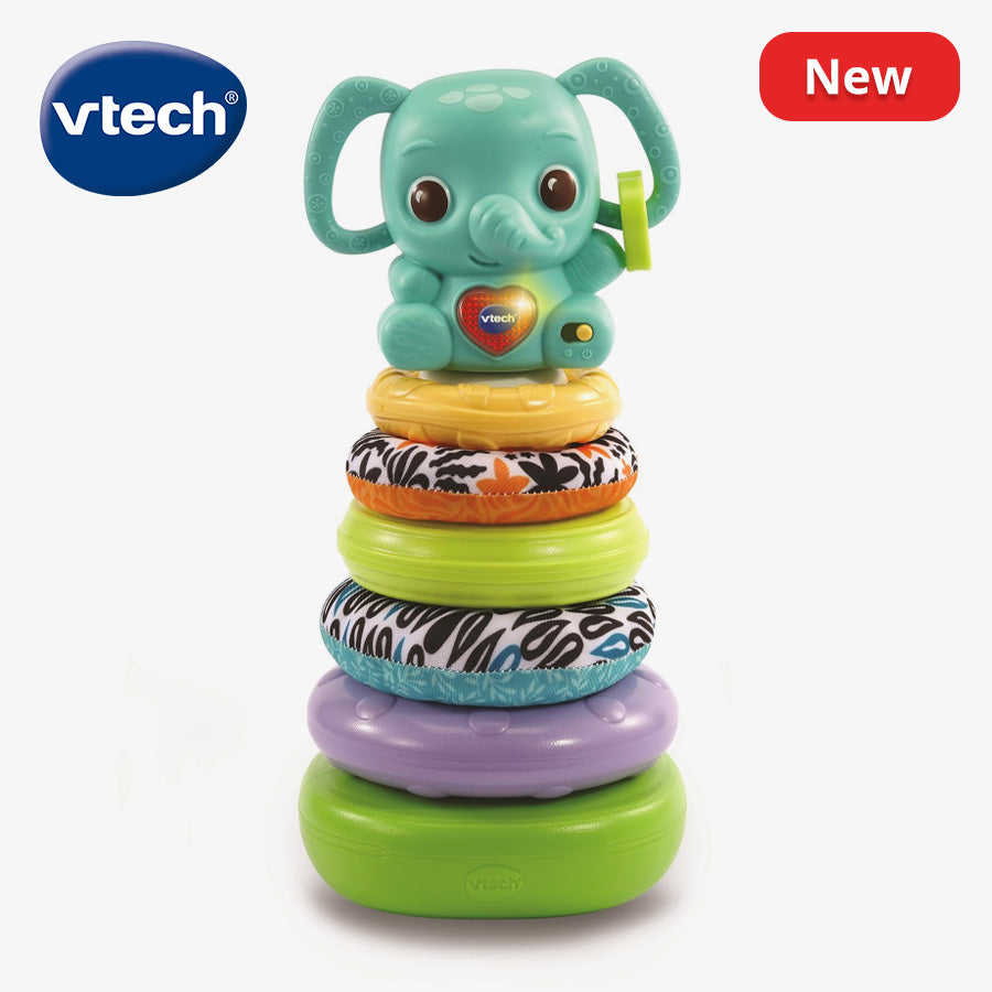 (New) Stack, Rattle & Link Elephant™ – VTech Electronics (HK) Limited