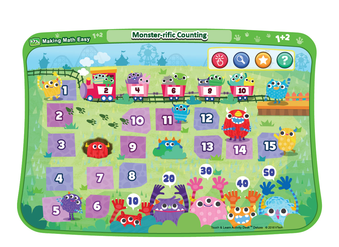 Touch & Learn Activity Desk™ Deluxe - Making Math Easy – VTech ...