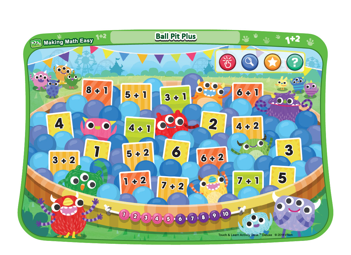 Touch & Learn Activity Desk™ Deluxe - Making Math Easy – VTech ...