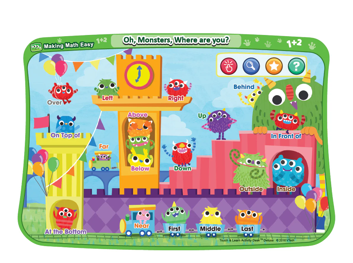 Touch & Learn Activity Desk™ Deluxe - Making Math Easy – VTech ...