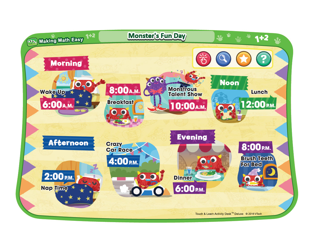 Touch & Learn Activity Desk™ Deluxe - Making Math Easy – VTech ...