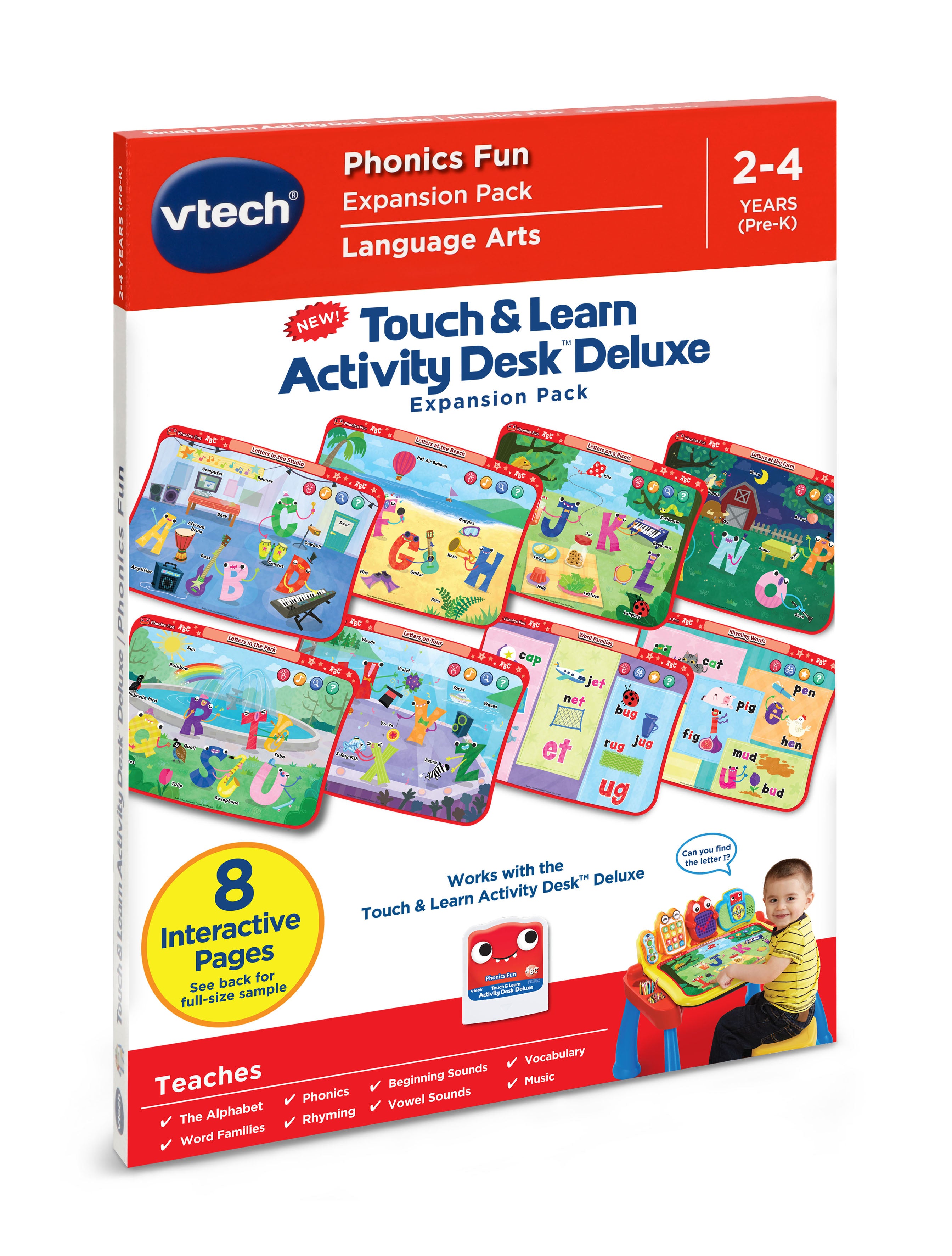 Touch Learn Activity Desk™ Deluxe Phonics Fun – VTech