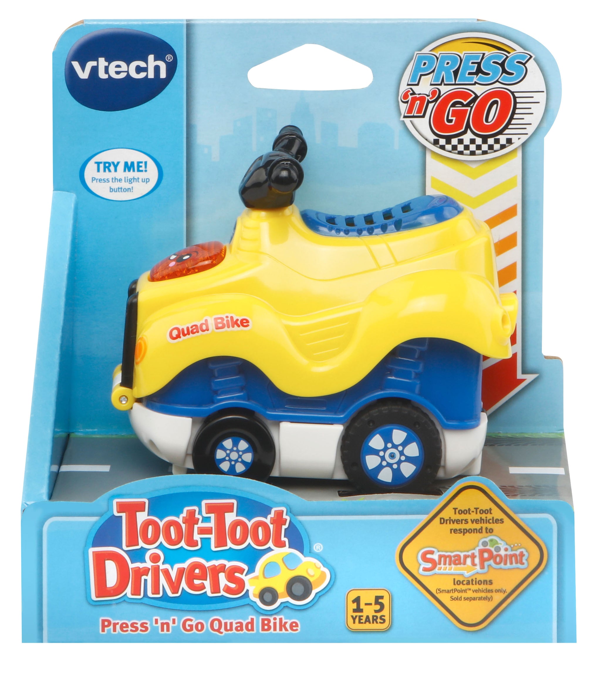 Toot-Toot Drivers® Press 'n' Go Quad Bike – VTech Electronics (HK