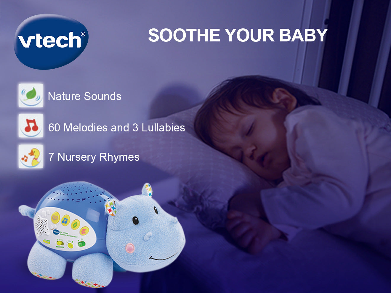 Lil' Critters Soothing Starlight Hippo™ – VTech Electronics (HK) Limited