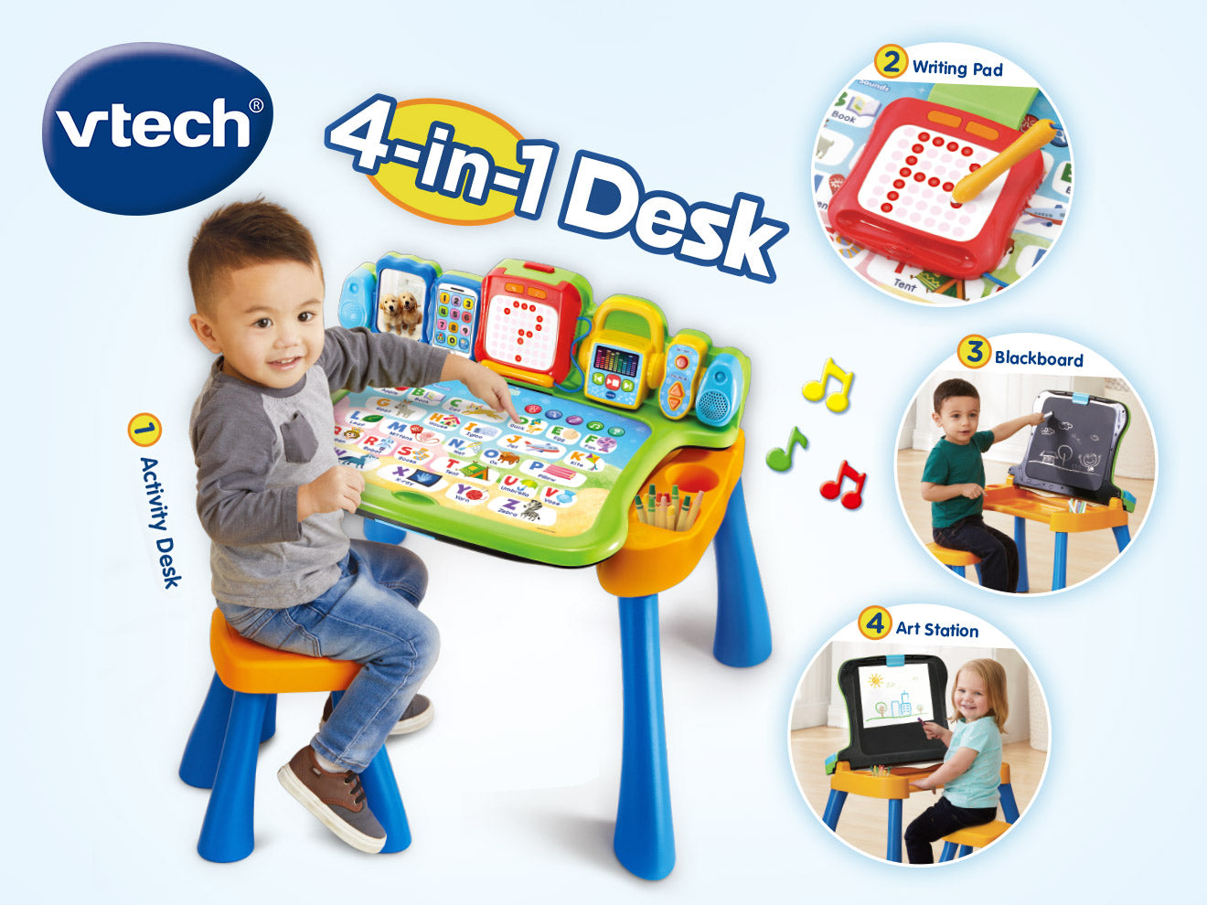 Explore and Write Activity Desk™ – VTech Electronics (HK) Limited