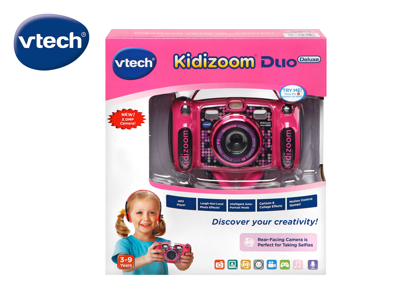 Kidizoom® Duo Deluxe Digital Camera with MP3 Player and Headphones