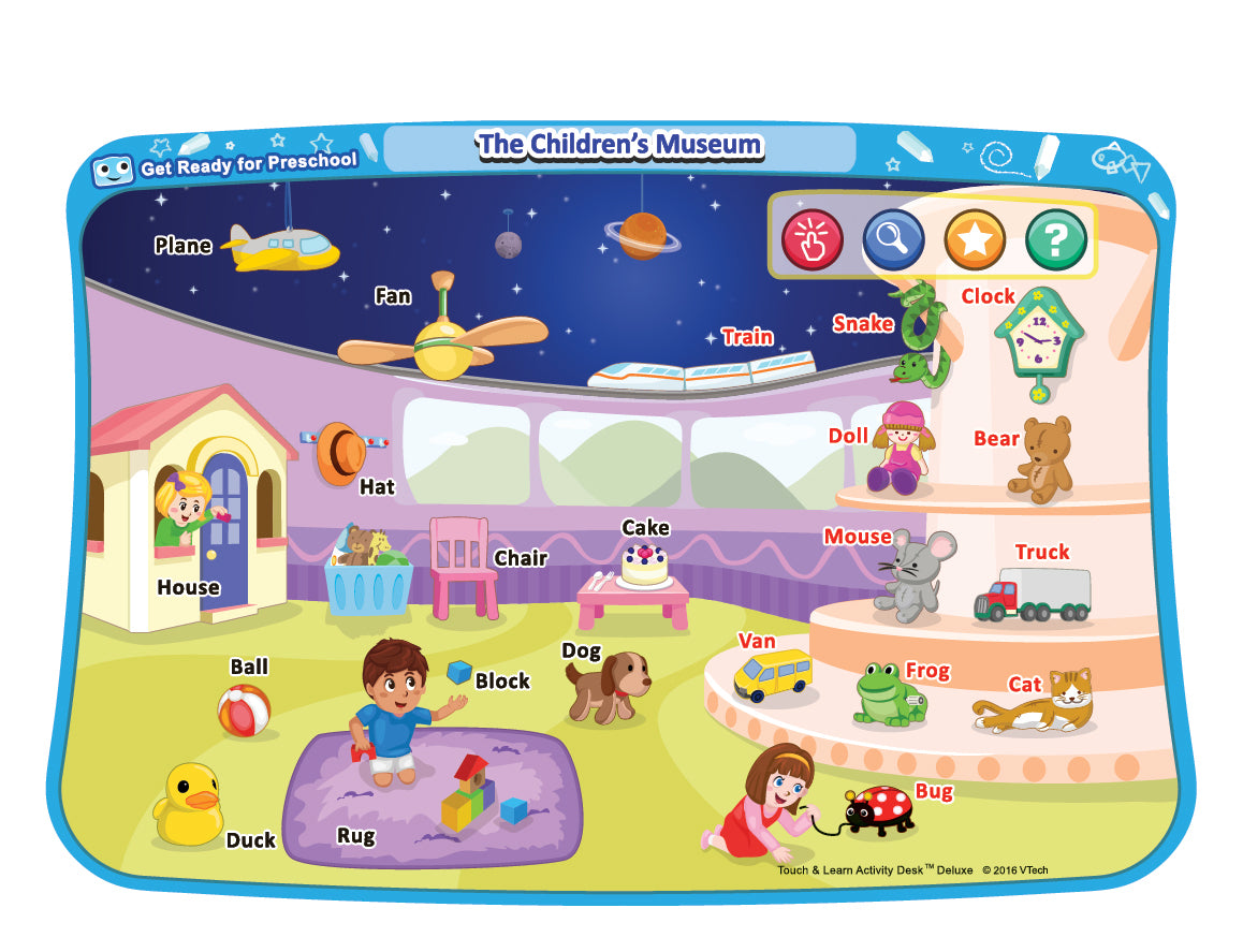 Touch & Learn Activity Desk™ Deluxe - Get Ready for Preschool – VTech ...