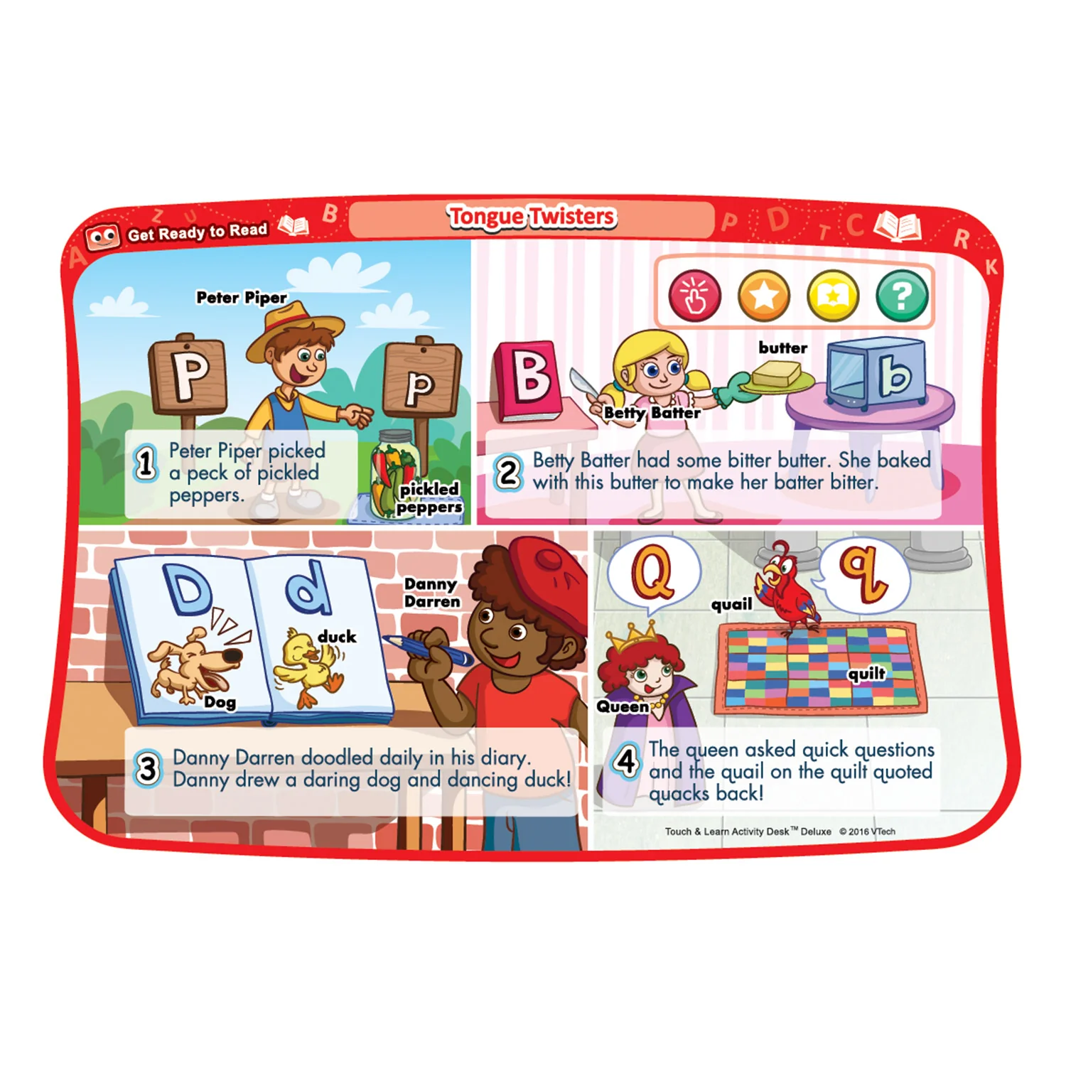 Touch & Learn Activity Desk™ Deluxe - Get Ready to Read – VTech ...